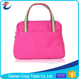 حقائب قماش حمل المرأة لون وردي رومانسي مناسبة للحصول على هدية ترويجية