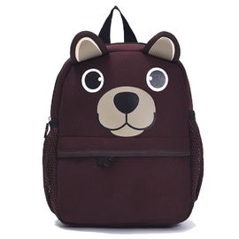 حقيبة مدرسية للأطفال صغيرة ملونة مع ظهور الدب لطيف