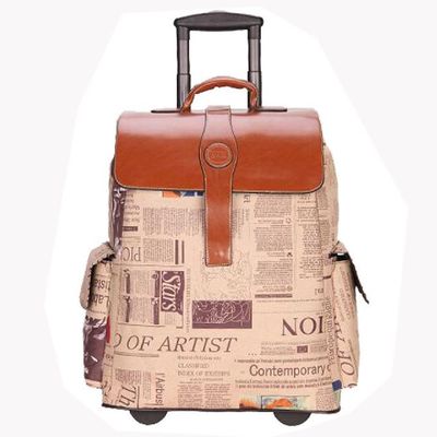 حقائب سفر بعجلات أكسفورد قابلة للغسل 29.5 × 12 × 42 سم