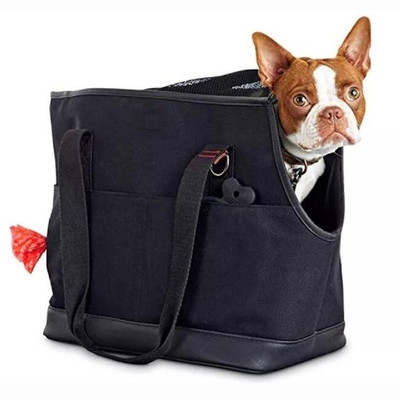 قماش الكتف قسط السفر حقيبة حمل الحيوانات الأليفة الكلب والقط