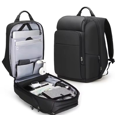 حقيبة الظهر للرجال المقاومة للماء عدة وظائف USB شحن 15.6 بوصة حقيبة الكمبيوتر المحمولة حقيبة الظهر