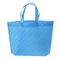 اللون الأزرق الوردي قابلة للطي غير المنسوجة أكياس قابلة لإعادة الاستخدام أكياس البقالة صديقة للبيئة